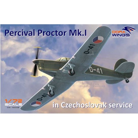 Kit modello Percival Proctor Mk.I marking of Czechoslovakia