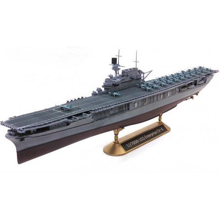 Kit modello USS CV-6 Enterprise "Battle of Midway" modello di nave in plastica 1:700