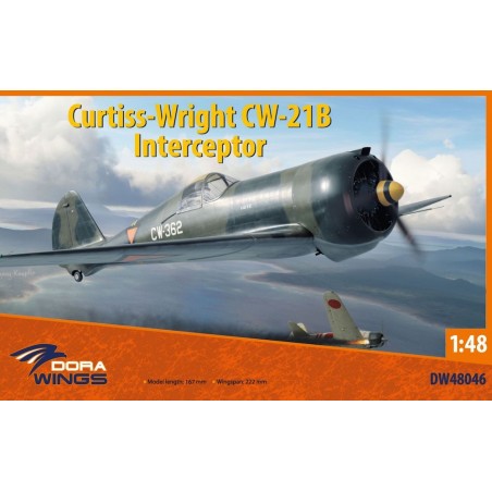Kit modello Curtiss-Wright CW-21B Interceptor