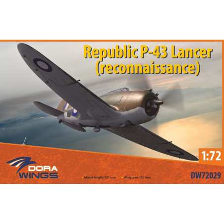 Kit modello Republic P-43 Lancer Reconnaissance (expected late July)