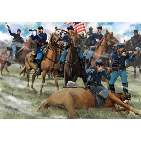 Figurini US Unione Cavalleria Gettysburg (ACW epoca / Guerra di secessione americana)