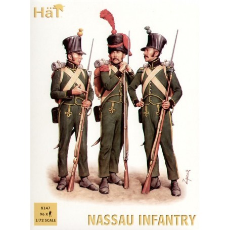 Figurine storiche Nassau Infantry x 96 figures per box