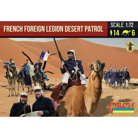 Figurini Pattuglia del deserto della legione straniera francese