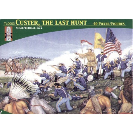 Figurini Ripubblicato! Generale Custer ... l'ultima caccia. Custers Last Stand ...