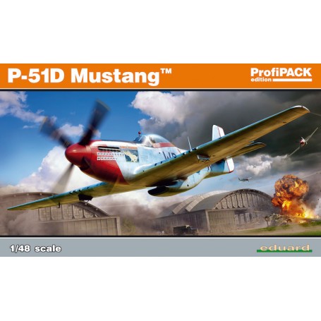 Kit modello Kit nord-americano P-51D Mustang ProfiPACK per aerei da combattimento US P-51D versione D-10 e successivi in ??scala
