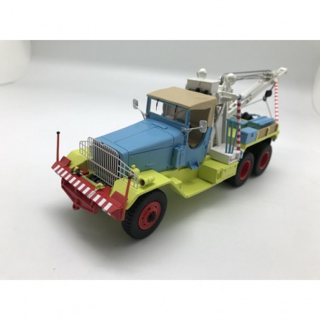 Modello di camion WARD-LAFRANCE DEPANNEUSE BLU / GIALLO