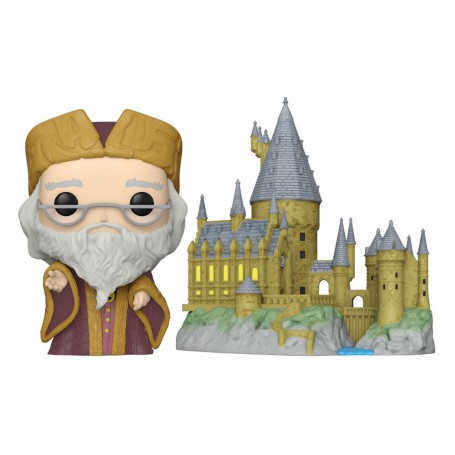 Figurina Harry Potter POP! Città Vinile figura Silente con Hogwarts 9 cm