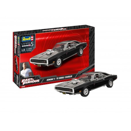 Kit modello FAST & FURIOUS - DOMINICS 1970 DODGE CHARGER