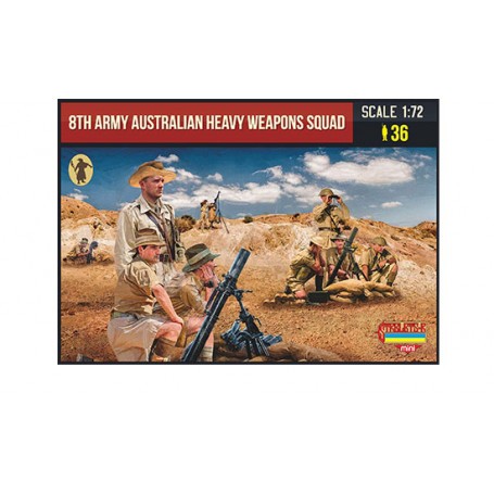 Figurini 8° Squadra armi pesanti australiana