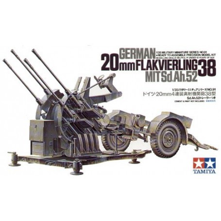 Kit Modello 20mm Flakvierling 38