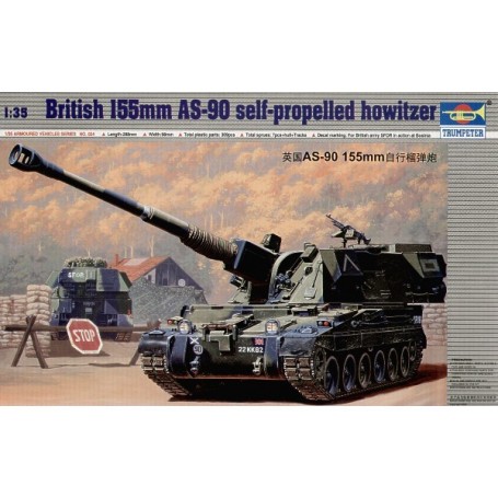 Kit Modello British 155mm AS-90 self propelled howitzer
