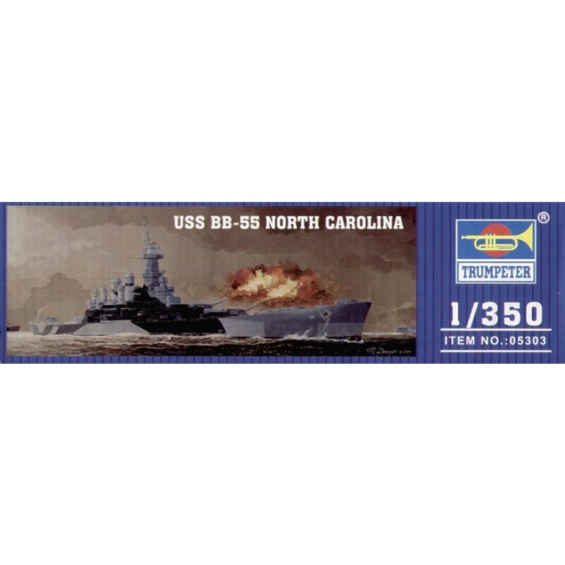 Modellini di barche USS NORTH CAROLINA BB-55