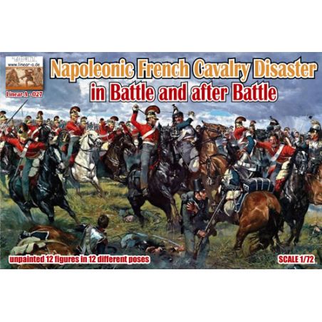 Figurini NAPOLEONIC FRENCH CAVALRY DISASTER IN BATTLE AND AFTER BATTLE