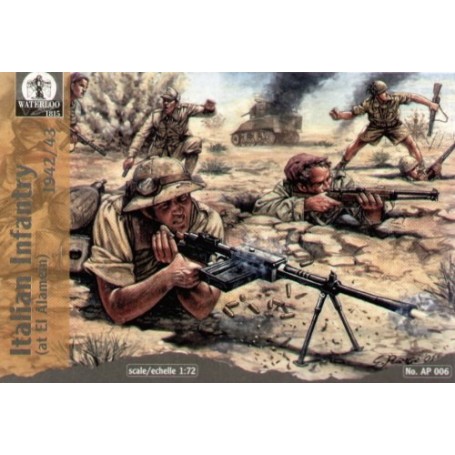Figurine storiche Italian Infantry 1942/43 El Alamein (36 men
