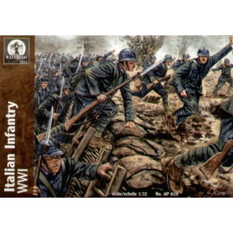 Figurine storiche Italian Infantry WWI (40 men)