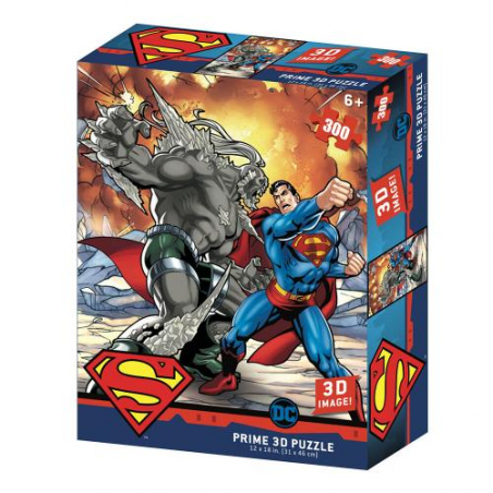 SUPERMAN - VS Doomdsday - 3D lenticular puzzle 300P '46x31cm'