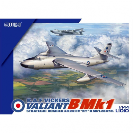 Kit modello GREAT WALL HOBBY: 1/144; R.A.F Strategic Bomber VALIANT B.MK1