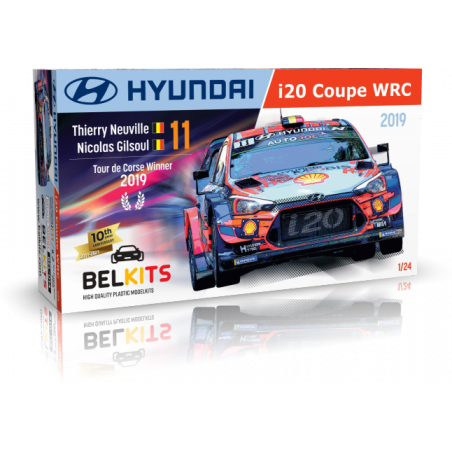 Kit modello  HYUNDAI I20 COUPE WRC TOUR DE CORSE 2019 T.NEUVILLE / N.GILSOUL