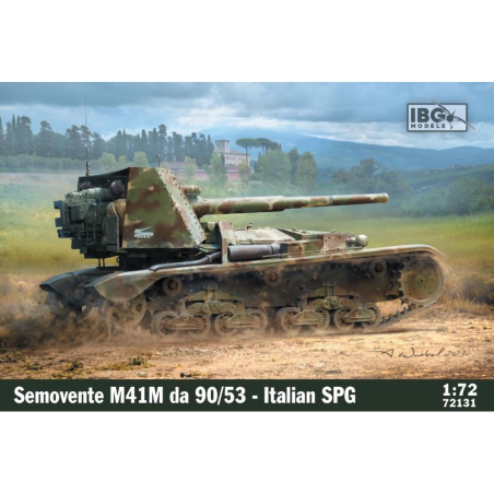 Kit Modello  IBG MODELS: 1/72; Semovente M41M da 90/53 - Italian Selfpropelled Gun