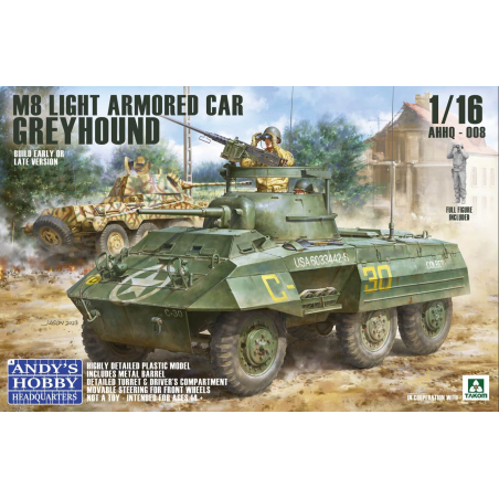 Kit Modello  M8 Greyhound US Light Armored Car (1:16)