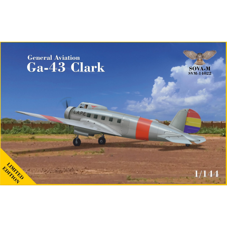 Kit modello  GA-43 'CLARK' PASSENGER AIRPLANE (LAPE airline)