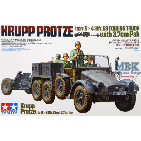 Krupp Protze 1 ton (6 x 6)...