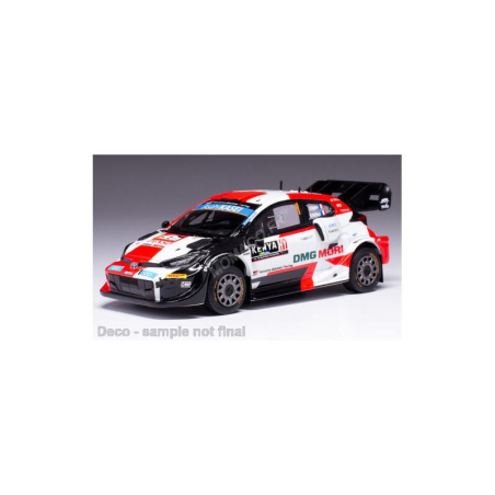 Automodello TOYOTA GR YARIS RALLYE 1 1 OGIER/VEILLAS RALLYE WRC SAFARI 2022