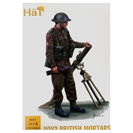 HAT8227 WWII British Mortar Team