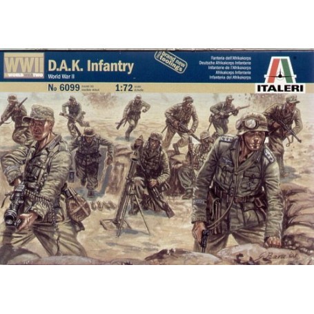 Italeri WWII D.A.K. Infantry North Africa