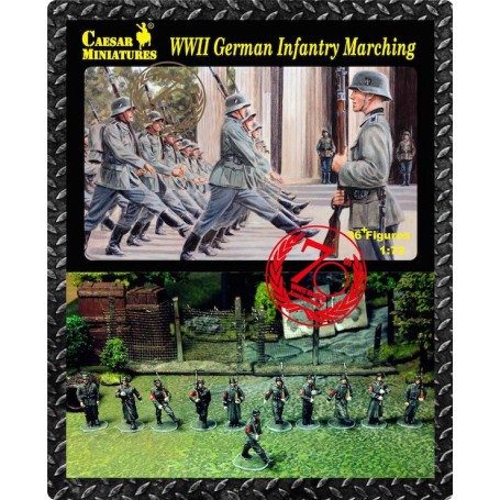 Figurini Tedesco fanteria Marching (seconda guerra mondiale) x 36 cifre